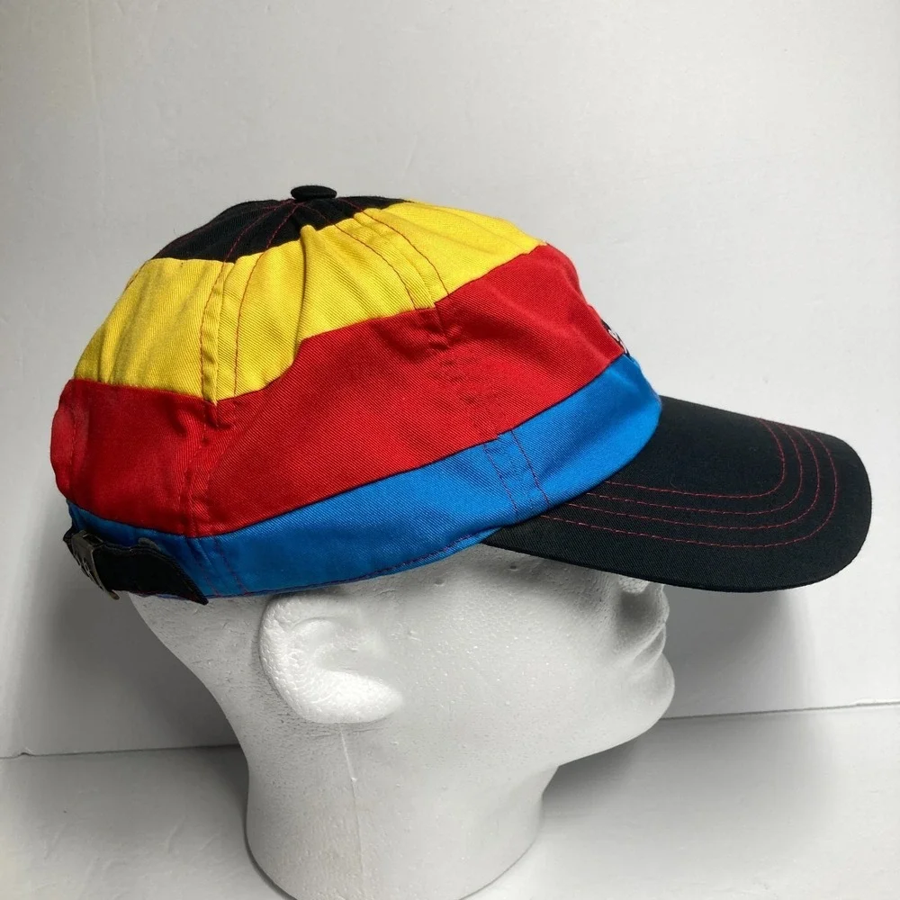 Rowing Blazers New York Hat Cap Adult Blue Red Yellow Rugby Adjustable  FLAW